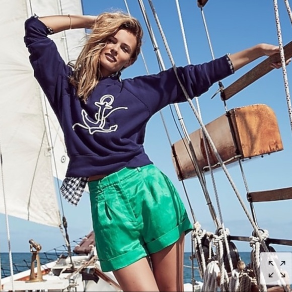 J.Crew Anchor Sweatshirt in Original Cotton Terry - Picture 1 of 6